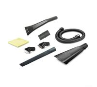 Karcher 2.863-304.0 - Kit di pulizia per interni auto, 7 pezzi, con tubo di prolunga, bocchetta a lancia e spazzole per aspirapolvere Wet Dry WD KWD, set da 8 pezzi