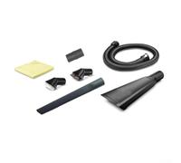 Karcher 2 863304 0 - Kit di pulizia interni con bocchetta a lancia, 1 tubo di prolunga da 5 m, spazzole a setole dure e morbide e panno in microfibra per auto e casa (set da 7 pezzi)