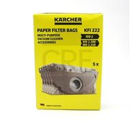 KARCHER 5 Sacchetti Filtro Carta KFI222 Aspirapolvere WD2 WD2200 WD.2.250