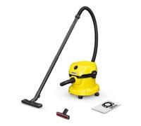 Karcher Bidone aspiratutto 1000W (12Lt) WD 2 PLUS V 12 4 18 PET Yellow e Black 1