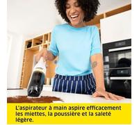 KARCHER CVH 2 - Aspirapolvere portatile a batteria: pulizia facile, efficace e senza sforzo