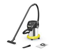 Karcher kwd 3 s v-17/4/20/f bidone aspiratore per solidi e liquidi, 1000 w, 17 litri,un cavo di alimentazione da 4 metri e tubo flessibile di aspirazione lungo 2 metri