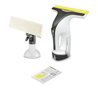 Lavavetri Kärcher WV 4-4 Plus, Utilizzabile con batteria Kärcher Battery Power 4/25, Serbatoio 150ml, Display a LED, Incl. Flacone spray con panno in microfibra, Detergente concentrato 20 ml