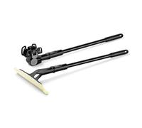 Karcher set di prolunghe per lavavetri estensibile da 0,6 a 1,5 metri, set con 2 aste telescopiche, per raggiungere senza fatica le superfici delle finestre più alte