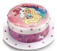 Kardasis Barbie Cialda Ostia Commestibile 20cm Torta 3 Fasce