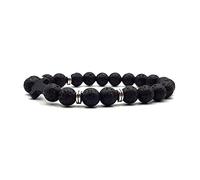 KARDINAL WEIST crocifisso - croce lava bracciale - FEDE - AMORE - SPERANZA - rosario, bracciale di preghiera - №1 (XL+, argento)