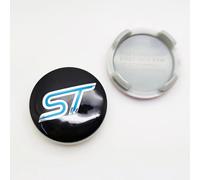 KardoL 4 Pezzi 54mm Coprimozzi Compatibile con per Ford ST - Forte e Robusto Coprimozzo Ruota Dell'Auto Accessori,54mm-B