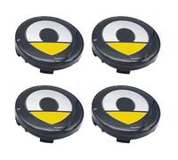 KardoL 4 Pezzi 56/60mm Coprimozzi Compatibile con per Smart Fortwo Forfour 453 451 Roadster - Forte e Robusto Coprimozzo Ruota Dell'Auto Accessori,60-A