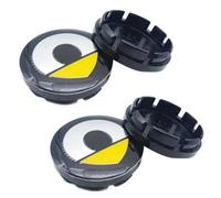 KardoL 4 Pezzi 56/60mm Coprimozzi Compatibile con per Smart Fortwo Forfour 453 451 Roadster - Forte e Robusto Coprimozzo Ruota Dell'Auto Accessori,56-B