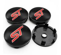 KardoL 4 Pezzi 60mm Coprimozzi Compatibile con per Ford ST Logo Fiesta Ecosport 2009-2022 Focu - Forte e Robusto Coprimozzo Ruota Dell'Auto Accessori,60mm-B