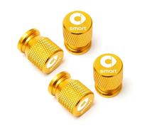 KardoL 4 Pezzi Cappucci delle valvole Alta qualità Compatibile con per Smart 451 Brabus Smart 453 fortwo forfour - Resistente Corrosione,G