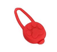 Kardrianio Collare per cani in silicone colorato con clip per collari per cani e gatti, luci LED per il buio, luce di sicurezza impermeabile per cuccioli per passeggiate notturne, Small, Acciaio
