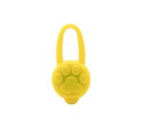 Kardrianio Collare per cani in silicone colorato con clip per collari per cani e gatti, luci LED per il buio, luce di sicurezza impermeabile per cuccioli per passeggiate notturne, Small, Acciaio