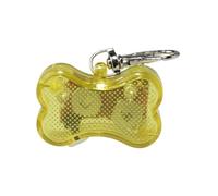 Kardrianio Luce per collare per cani, a forma di osso, luci colorate a clip per collari, luci LED per cani e gatti, luci LED per il buio, luce di sicurezza impermeabile per cuccioli per passeggiate