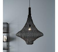 KARE Cocoon lampada a sospensione nero, Ø 89 cm Kare
