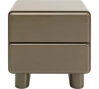 KARE Design comodino Eliano, khaki, 57x57 cm
