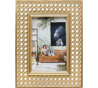 Kare Design cronice per imagini Holes, oro, vimini viennese, foto 10x15cm, stile classico, accessorio muro o mobiletto, idea regalo