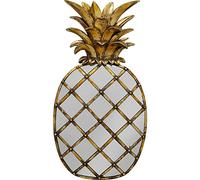 KARE Design decorazione da parete Pina Mirror, oro/vetro specchiato, ananas, decorazione casa, stile tropicale, 50x26cm (A/L)