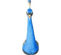 Kare Design decorazione da parete Peacock, celeste, pavone, decorazione casa animale, stile natura, 68x16cm (A/L)