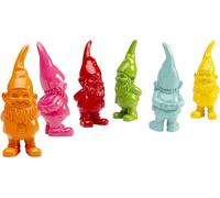 Kare Statuetta decorativa di design a forma di nano (6/cucchiaini), multicolore, oggetto decorativo, accessorio per la casa, motivo nani, 11 x 4 x 4 cm (altezza x larghezza x profondità)