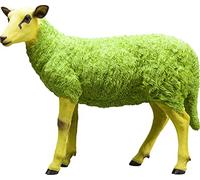 Kare Design Figura Decorativa Sheep, Verde Mela, Pecora Decorativa, 60X49X21Cm