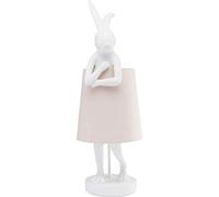 Kare Animal Rabbit lampada da tavolo bianco/rosa Kare