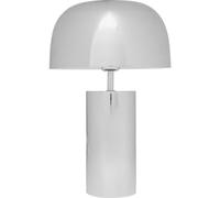 Kare Design lampada da tavolo Loungy Chrome, argento, 38 cm, per scrivania, comodino, decorazione soggiorno, corridoio, punto luce, abat jour, lampadina non inclusa