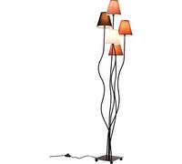 KARE Design Lampada da Terra Flexible Mocca Cinque, multicolore, a 5 braccia