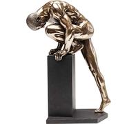 Kare Design Oggetto Decorativo Nude Man Stand, Rame, 35Cm, Uomo Nudo
