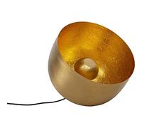 Kare Design piantana Apollon Smooth, oro, lampada da terra, diametro 35 cm, decorazione luce, illuminazione soggiorno, corridoio, stanza da letto, lampadina non inclusa