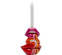 Kare Design portacandela Lips, rosso, 20 cm | accessorio tema amore, stile Pop Art, durevole e resistente, disponibile in altre varianti