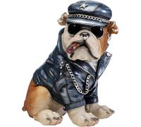 Kare Salvadanaio di design punk cane, multicolore, dipinto a mano, pezzo unico, decorazione per soggiorno, salvadanaio, per bambini e adulti, design moderno, 22 x 19 x 16 cm (altezza x larghezza x