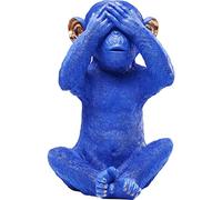 Kare Design - Salvadanaio scimpanzé blu MIZARU
