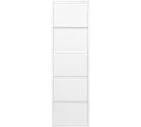KARE Design Scarpiera Caruso, bianca, 170x50x14 cm, max.10 paia