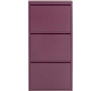 Kare Design scarpiera Caruso, mora, 3 ante per max. 6 paia, salvaspazio, 103x50x15cm, corridoio, ingresso, stile minimalista, design e praticità