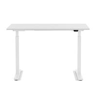 Kare Design Scrivania Regolabile Office Smart, Bianco, 120x70cm, Regolabile in Altezza 70-120cm, Ufficio, Lavoro da Casa, Standard FCC