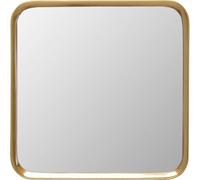 Kare Design Specchio da parete Vincenza oro, specchio da trucco con cornice, camera da letto, soggiorno, corridoio, 63 x 63 cm (L/B)