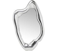 Kare Design Specchio Hologram, Argento, 117X68Cm, Montaggio Verticale E Orrizontale, Forma Organica, Oggetto Di Design