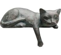 Kare Design Statuetta decorativa a forma di vita di gatti, colore grigio, accessorio per la casa, motivo animale, 11 x 17 x 8 cm (altezza x larghezza x profondità)