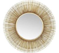 Kare Design Sunburst Specchio, Gold, 87 cm