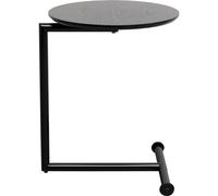 Kare Design tavolino da caffé Easy Living, marrone ebano, rotondo, diamentro 46 cm, ripiano di appoggio per soggiorno, camera da letto