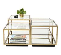 Kare Design - Tavolino da Caffè Luigi, Oro (4/Set)