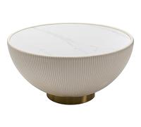 Kare Design tavolo da divano Endless Vegas, crema, d 71cm
