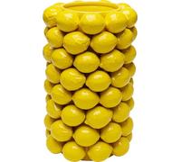 Kare Design vaso Lemon Juice, Giallo, Portafiori XXL, Limoni, Vaso Ceramica, Fatto a Mano, 43 cm