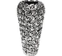 Kare Design Vaso Rose Multi, Argento, 45cm, Mare di Fiori, Portafiori, Decorazione Primavera Estate