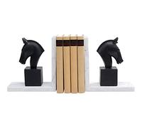Kare Fermalibri Horse (Set da 2) Decorativo, Nero, 21x36x8cm