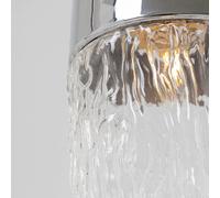 KARE Frozen a sospensione 1 luce cromo Ø 17cm Kare