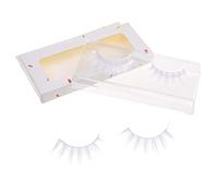 Kare & Kind Ciglia Finte Bianche - Estensioni Finte Leggere dal Look Naturale - Ideali per Cosplay, Feste in Maschera, Carnevale, Servizi Fotografici - Facili da Applicare -2 Paia