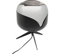 Kare Lampada da tavolo di design Smoke Goblet Ball, nero, moderna, acciaio, lampada da tavolo, camera da letto, lampada da scrivania, lampadina non inclusa, 35 x 27 x 27 cm (altezza x larghezza x
