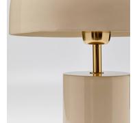 KARE lampada da tavolo Loungy, bianco, acciaio, altezza 38 cm Kare